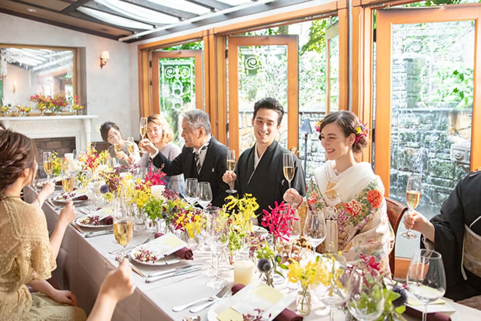 ホテル内の人気レストラン「THE CHADOKORO」にて顔合わせや結納も可能。